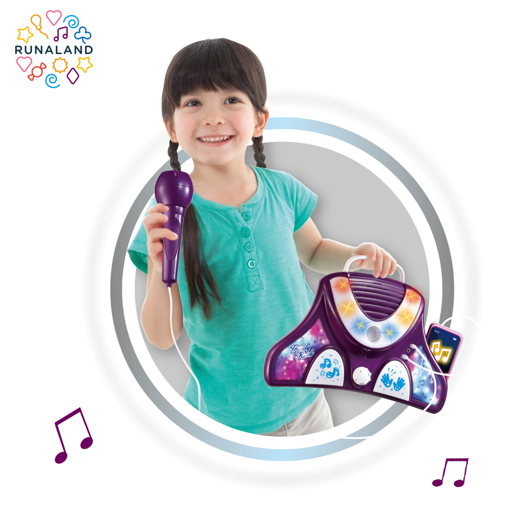 [RUNALAND] Connective with Smart dervices Microphones with 2 Microphones and Adjust Stand, , large