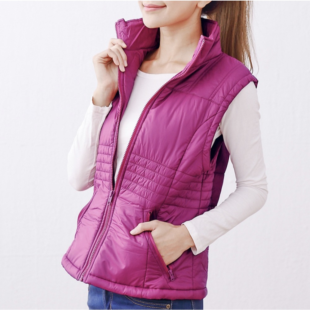 [CINN Far‑Infrared] Women&rsquo;s Nano FIR Pink Vest (Size 3L) | Free All‑Season Neck Wrap, , large