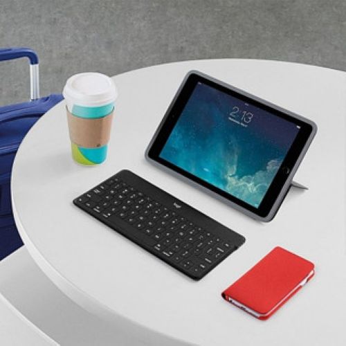 【 Logitech 羅技 】Keys-To-Go 黑色 輕巧藍牙鍵盤 適用 iPhone iPad Apple TV, , large