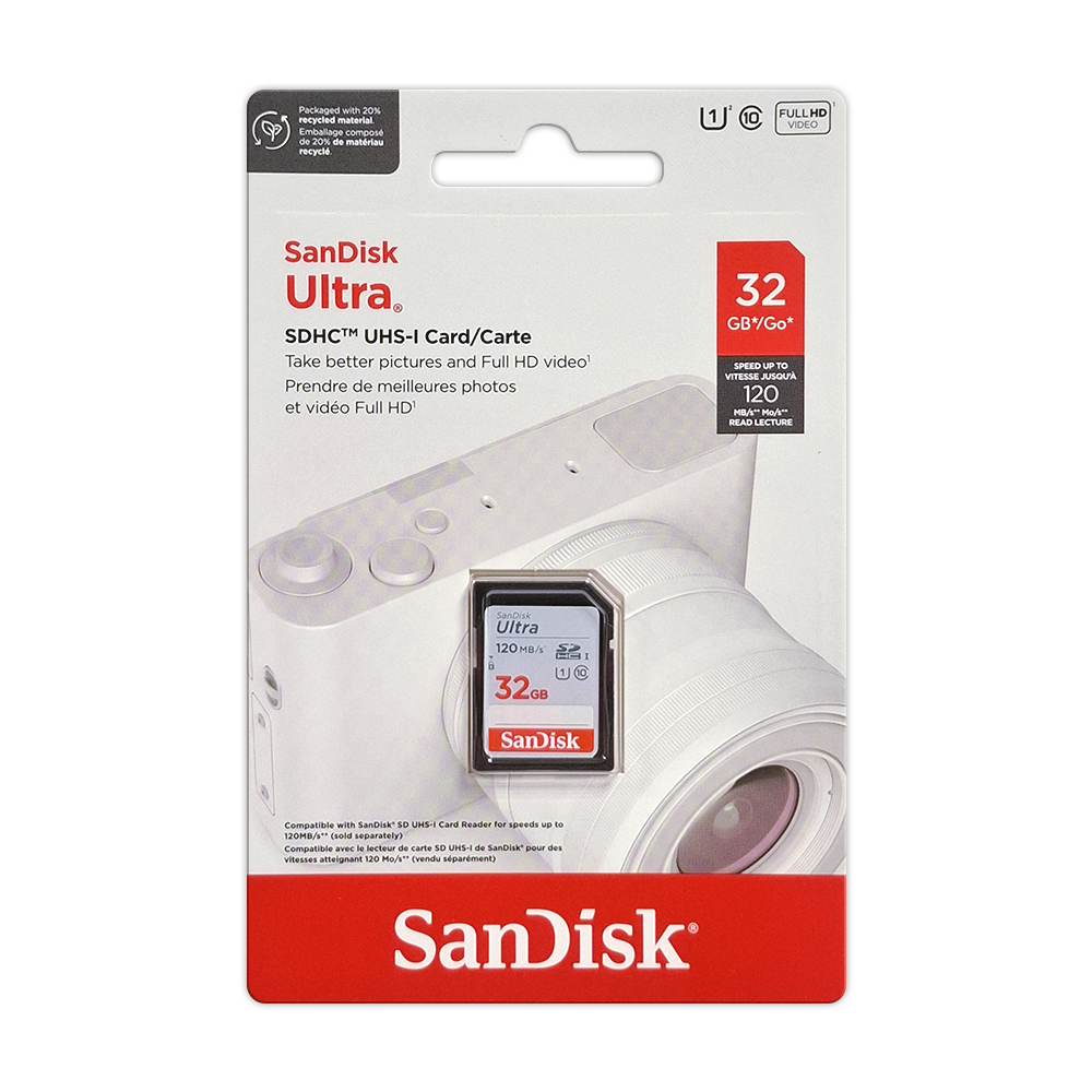 SanDisk Ultra 32G UHS-I C10 U1 SD SDHC, , large