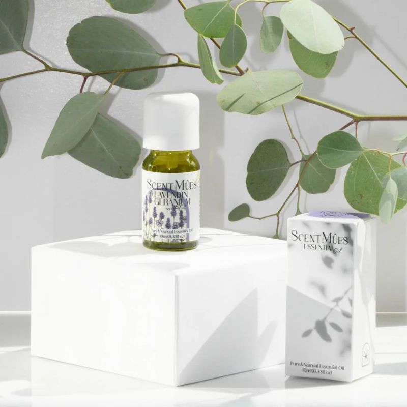 【ScentM&ucirc;es森繆斯】光影系列 薰衣草天竺葵純精油 10ml (優雅清新花香), , large