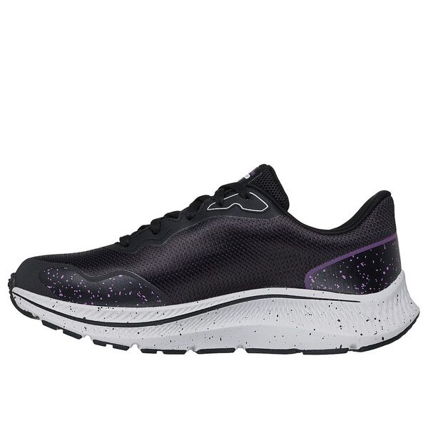 Skechers Go Run Consistent 2.0 女 慢跑鞋 防水 緩衝 黑 紫 [128625BKPR], , large