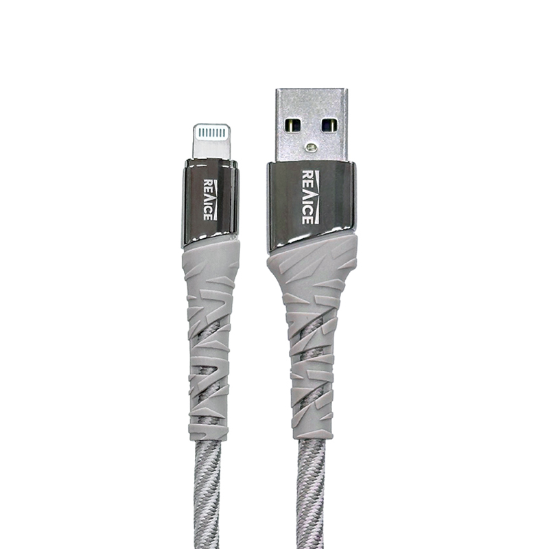 【台陞科技】REAICE USB-A to Lightning 1.2M 耐磨編織傳輸充電線 二入組 /多色可選, , large