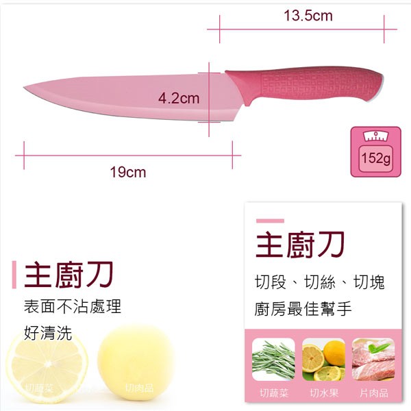 PERFECT 理想牌 極致刀具 主廚刀 粉藍 盒裝-Leidea樂德兒, , large