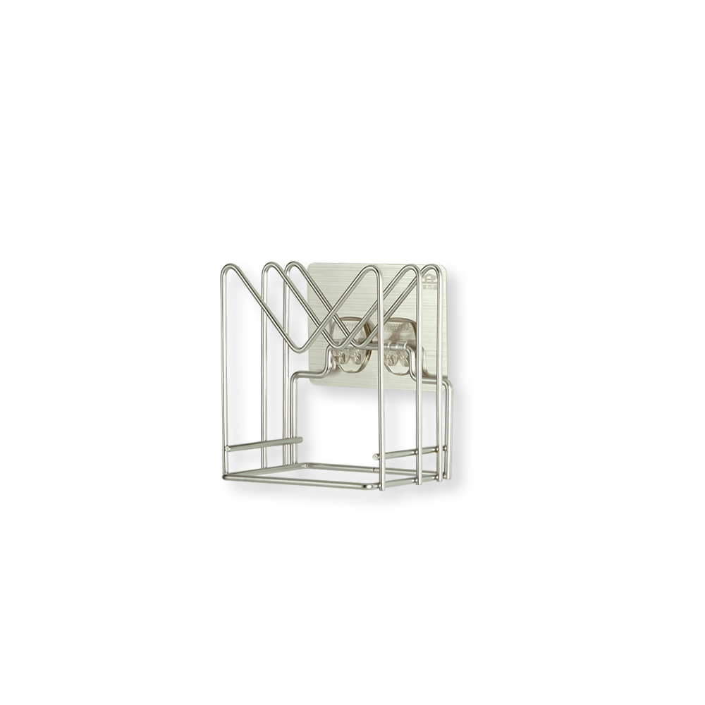 Mini pot lid cutting board holder, , large