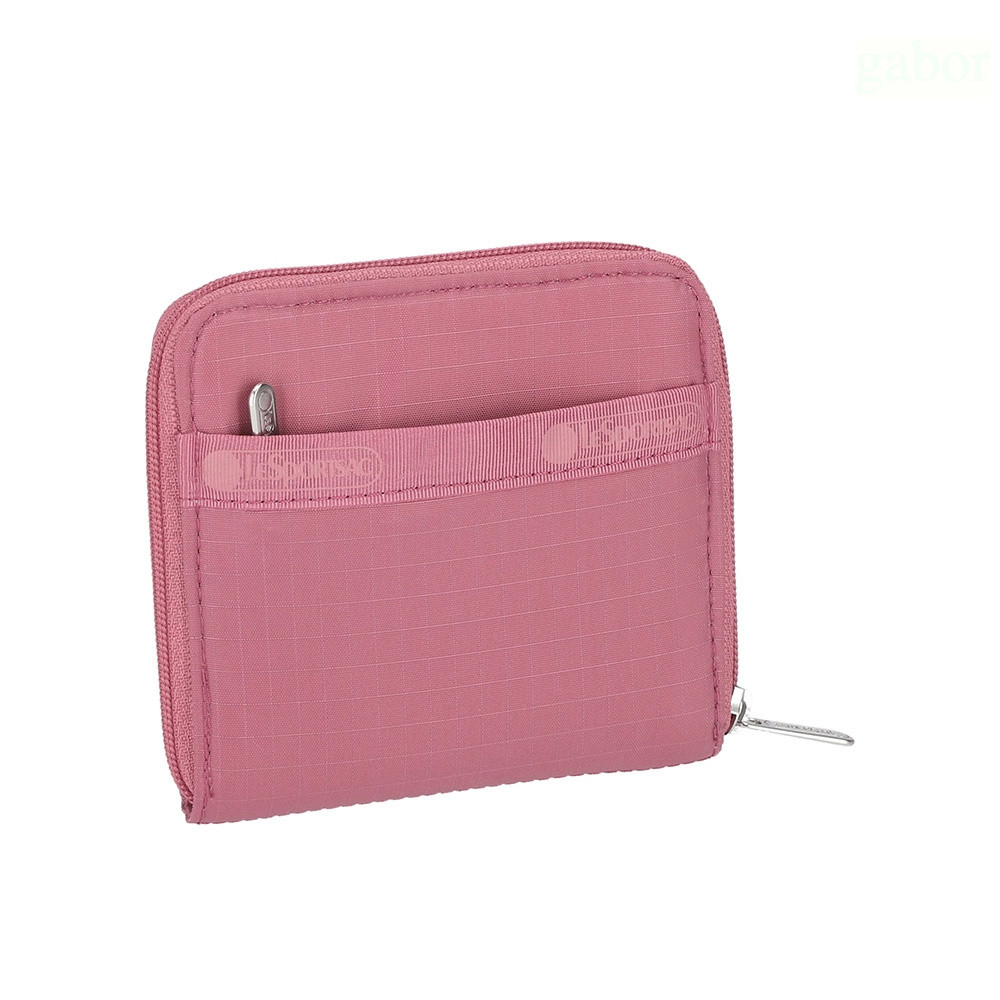 Lesportsac Compact Zip Wallet 極簡輕薄錢包 送禮-桃紅色, , large