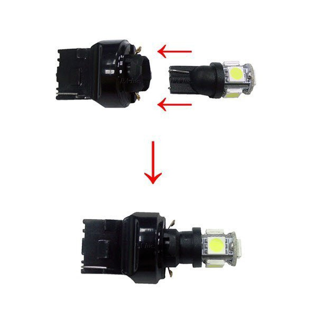【PA LED】T20 7440 轉接 T10 LED 方向燈 倒車燈 轉接頭 轉接座 手工製 台灣製品, , large