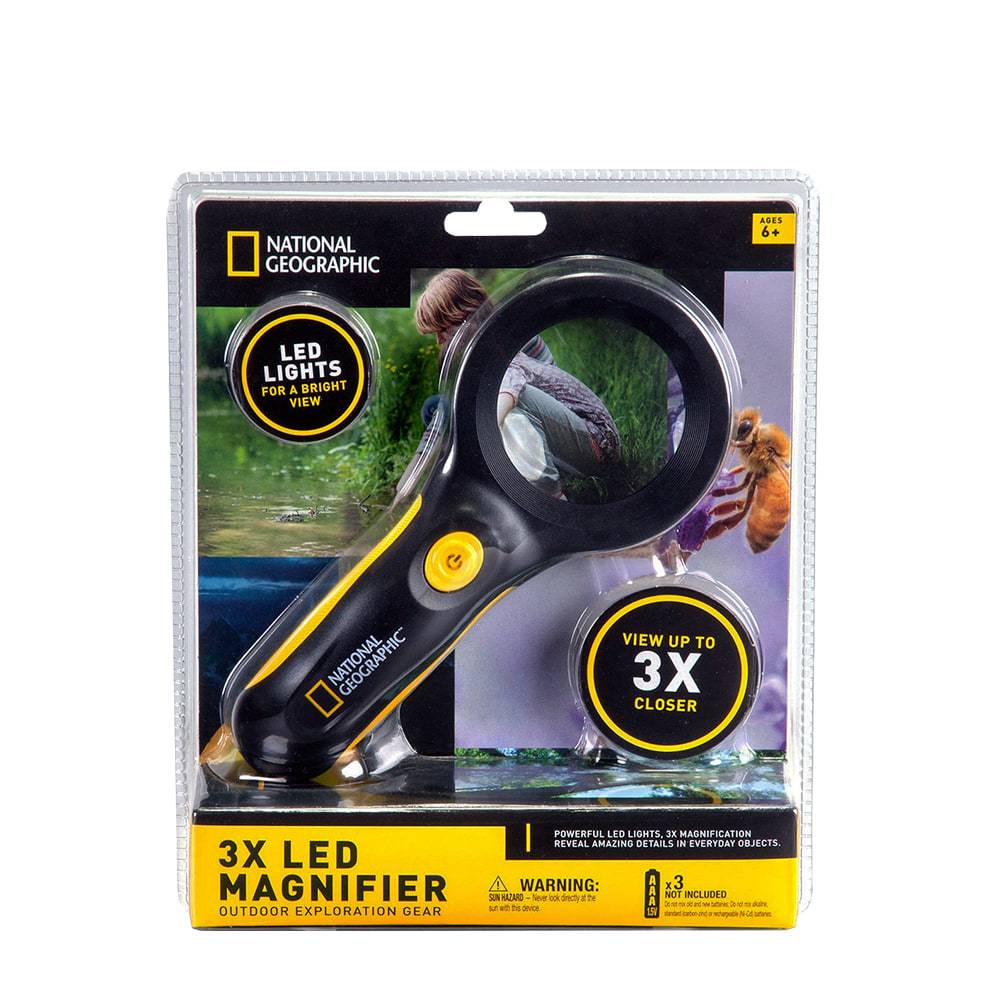 NATIONAL GEOGRAPHIC 國家地理 3倍 LED 放大鏡, , large