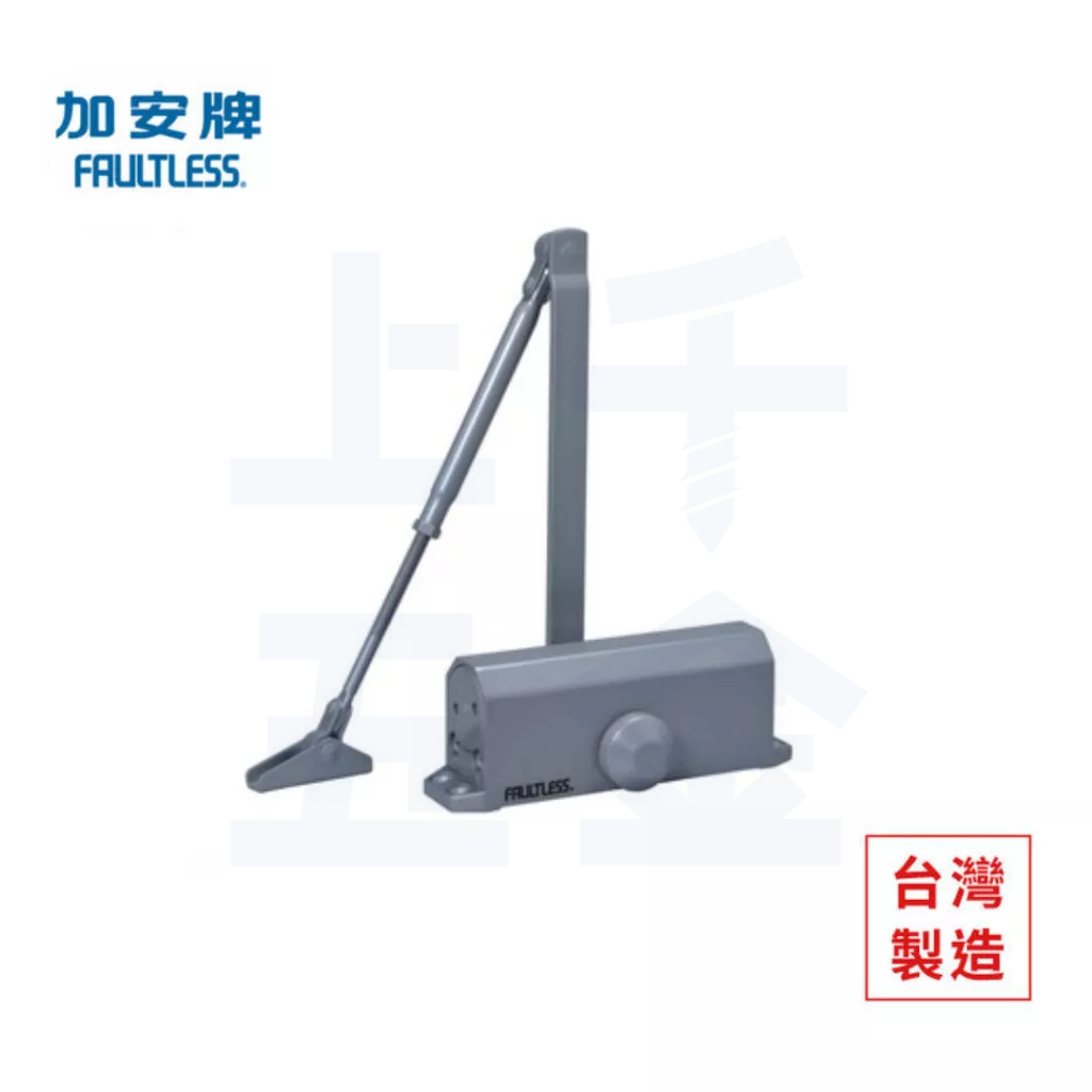 門弓器 加安牌 HO772 台灣製 門弓器 自動關門器 黑色 銀色 外停 門開180度(可自行調整), , large