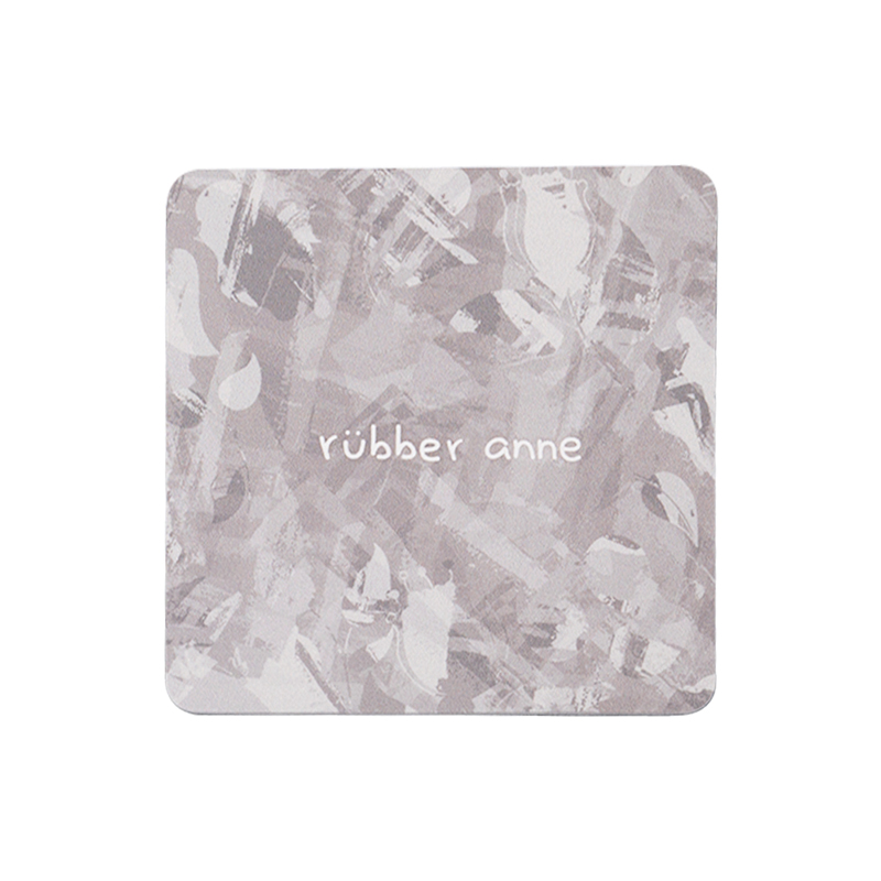 【Monster】 Soft Diatomaceous Earth Absorbent Coaster &ndash; Misty Sakura Tales (10x10cm) &ndash; Deep Space Gray, , large