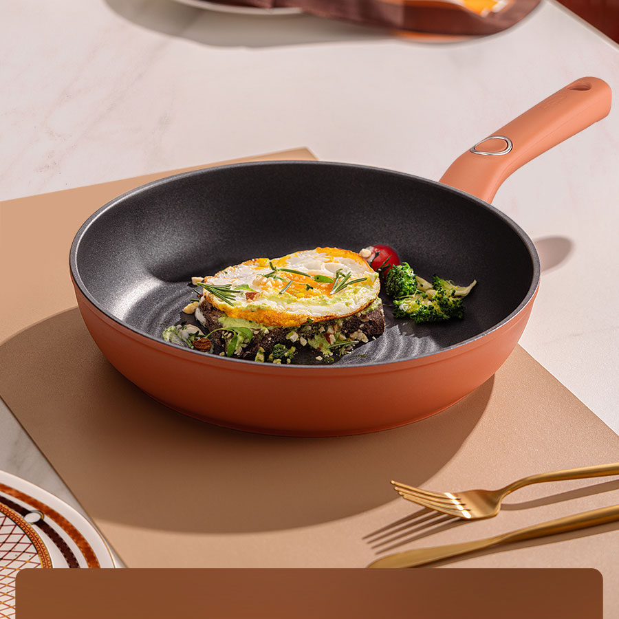 ASD poly-ring non-stick frying pan 26cm, , large