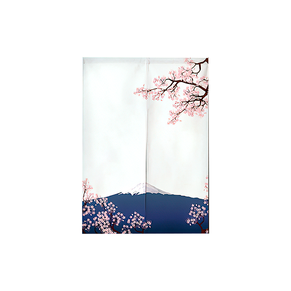 【上手家居】日式長門簾85*120cm(門簾/窗簾布/門簾一片式/廁所門簾/浴室門簾/布簾/隔間簾/遮擋簾/廚房門簾/風水門簾/日式門簾)-富士山, , large