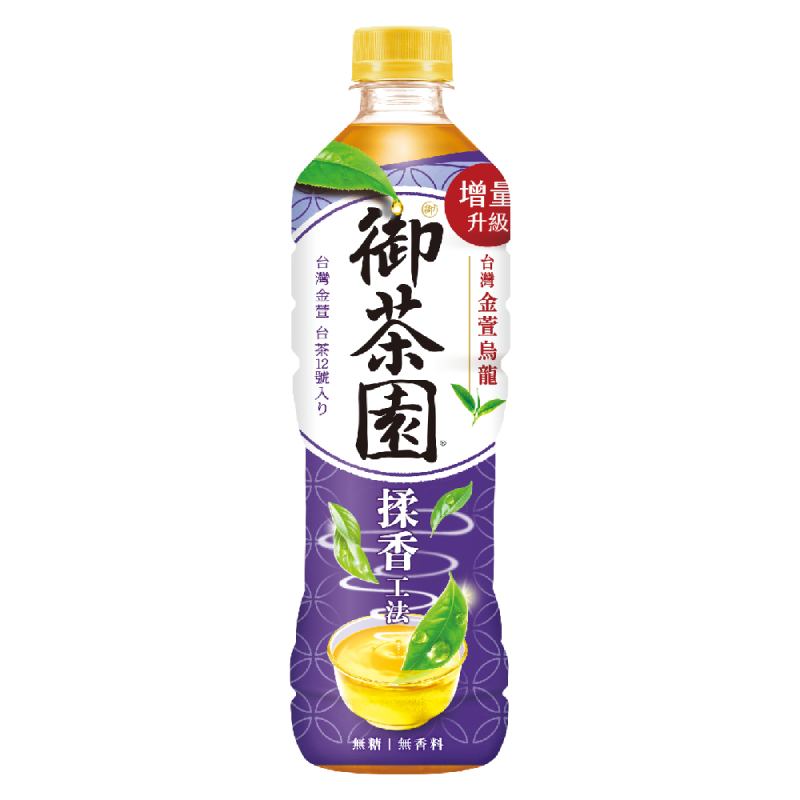 御茶園台灣金萱烏龍茶(無糖)590ml, , large
