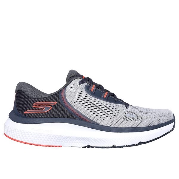 Skechers Go Run Pure 4 男 慢跑鞋 運動 訓練 止滑 支撐 輕量 灰橘 [246082GYOR], , large