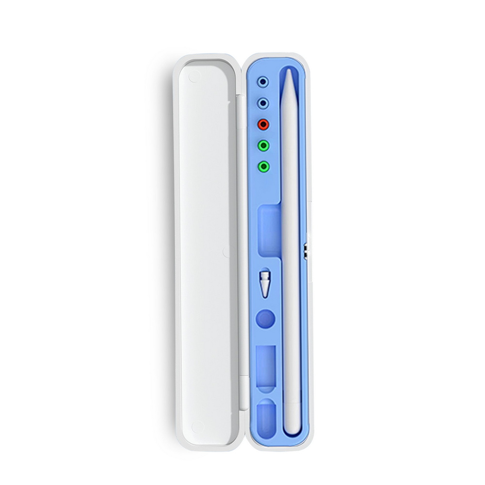 【SB02輕盈款】多功能Apple Pencil觸控筆收納盒, 白, large