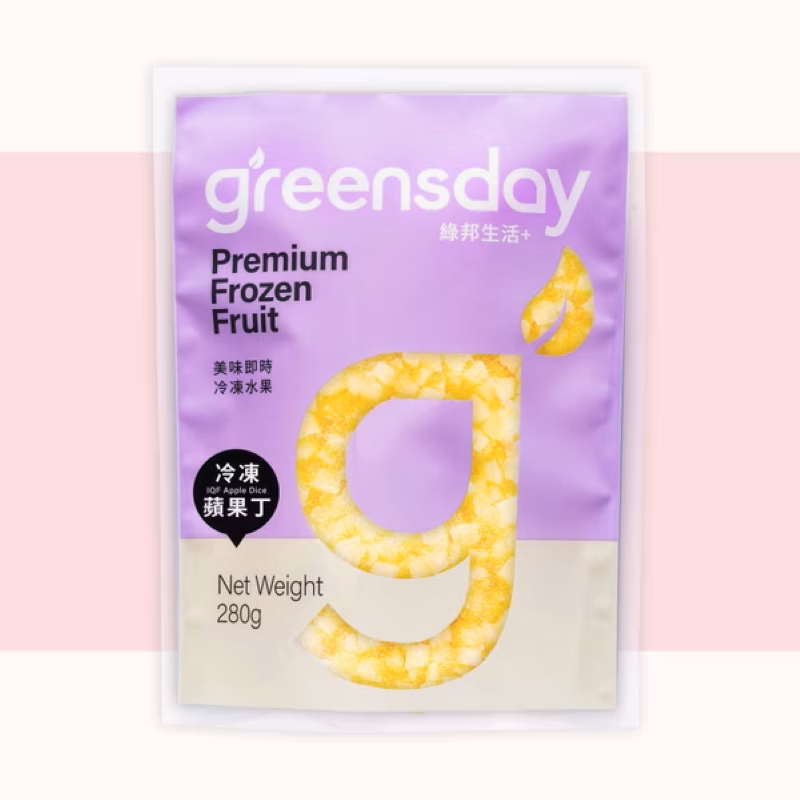 [greensday]冷凍蘋果丁 280g, , large