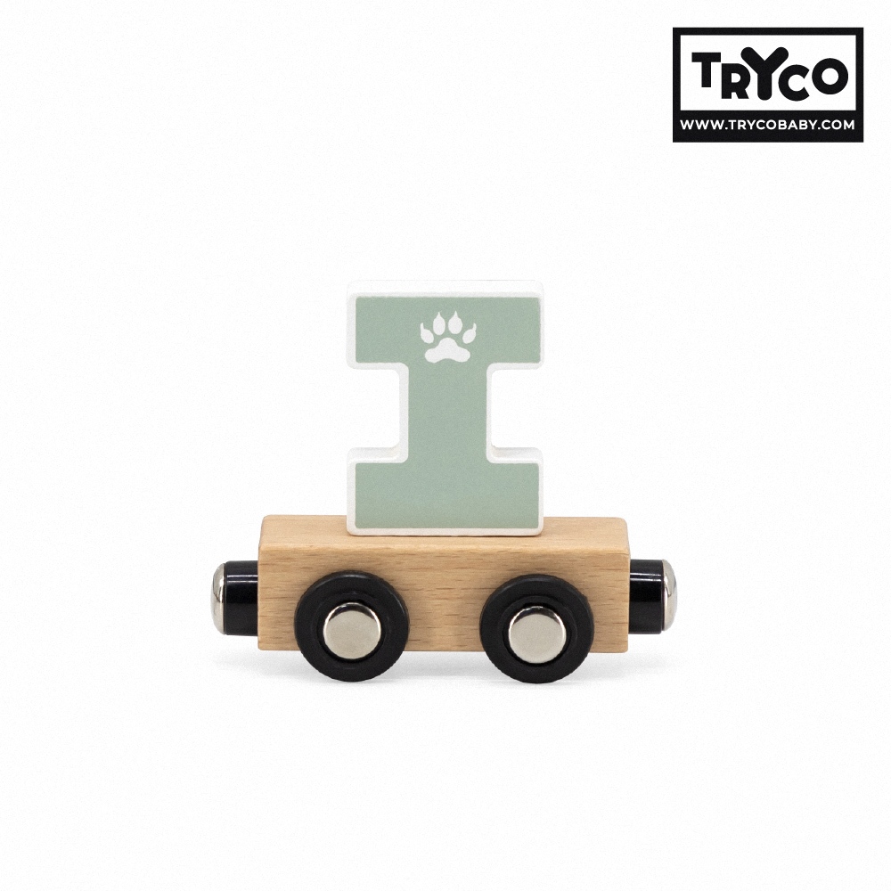 官方直營【Tryco】木製字母火車-單入(最低購買4個出貨), , large
