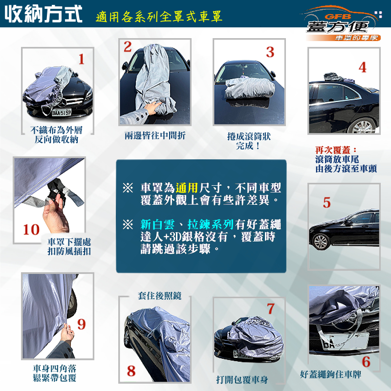 【蓋方便】車門可開拉鍊（小五門）台灣製方便取物雙層防水曬車罩《Toyota》小YARIS 06-13年, , large