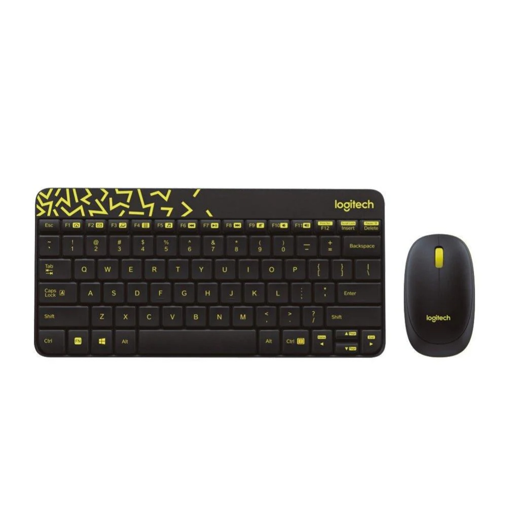 Logitech computer keyboard and mouse, , large