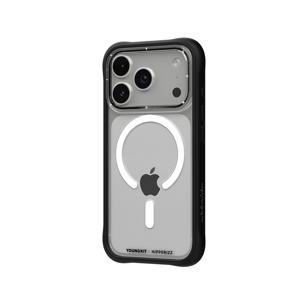 【HIPPORIZZ】iPhone 17 Pro Youngkit Swapit 極致黑矽膠磁吸保護殼, , large