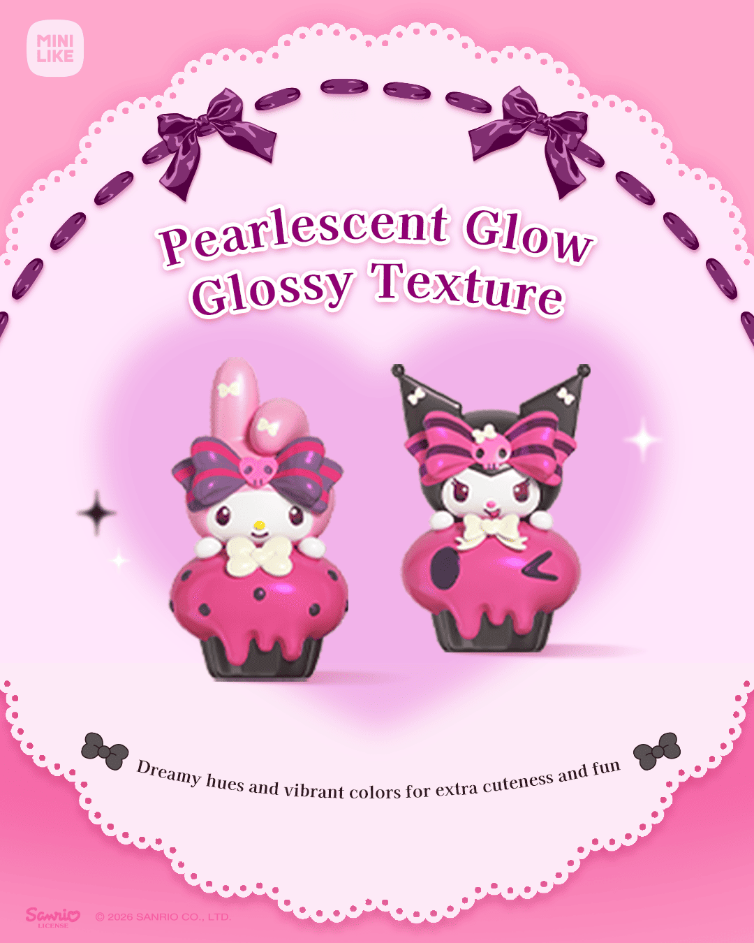 【際洋文化】My Melody&Kuromi糖心蜜約系列萌趣豆, , large