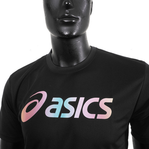 Asics 男女 短袖 T恤 運動 透氣 吸濕 快乾 抗UV 台灣製 延續 黑 [2033B666-001], , large