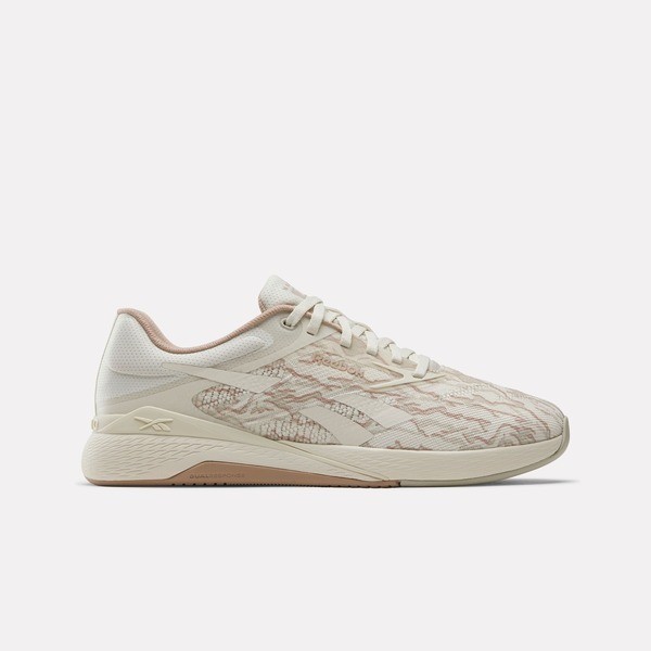 Reebok Nano X5 男女 訓練鞋 穩定 健身 重訓 透氣 舒適 米 棕 [100209362], , large