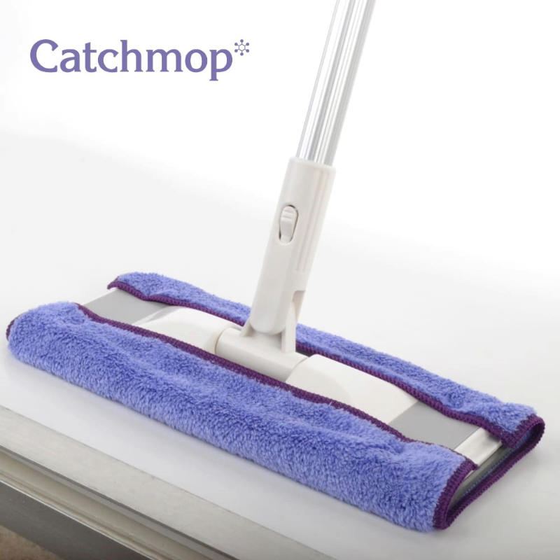 【THE LOEL】Catchmop Lightweight Flatbed Mop Cloth (1-pack) / Easily picks up dust, hair, pet hair, etc., , large