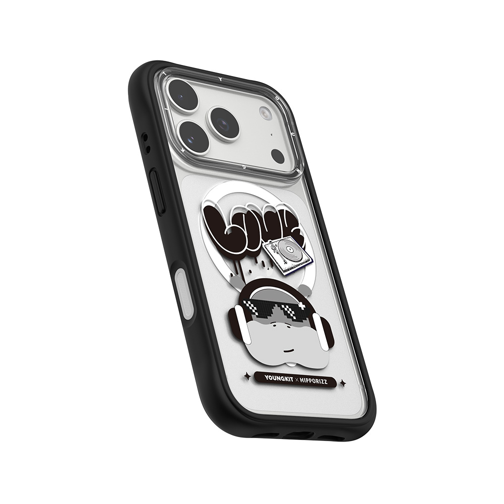 【HIPPORIZZ】iPhone 17 Pro Youngkit Swapit 嘻哈河馬矽膠磁吸保護殼, , large