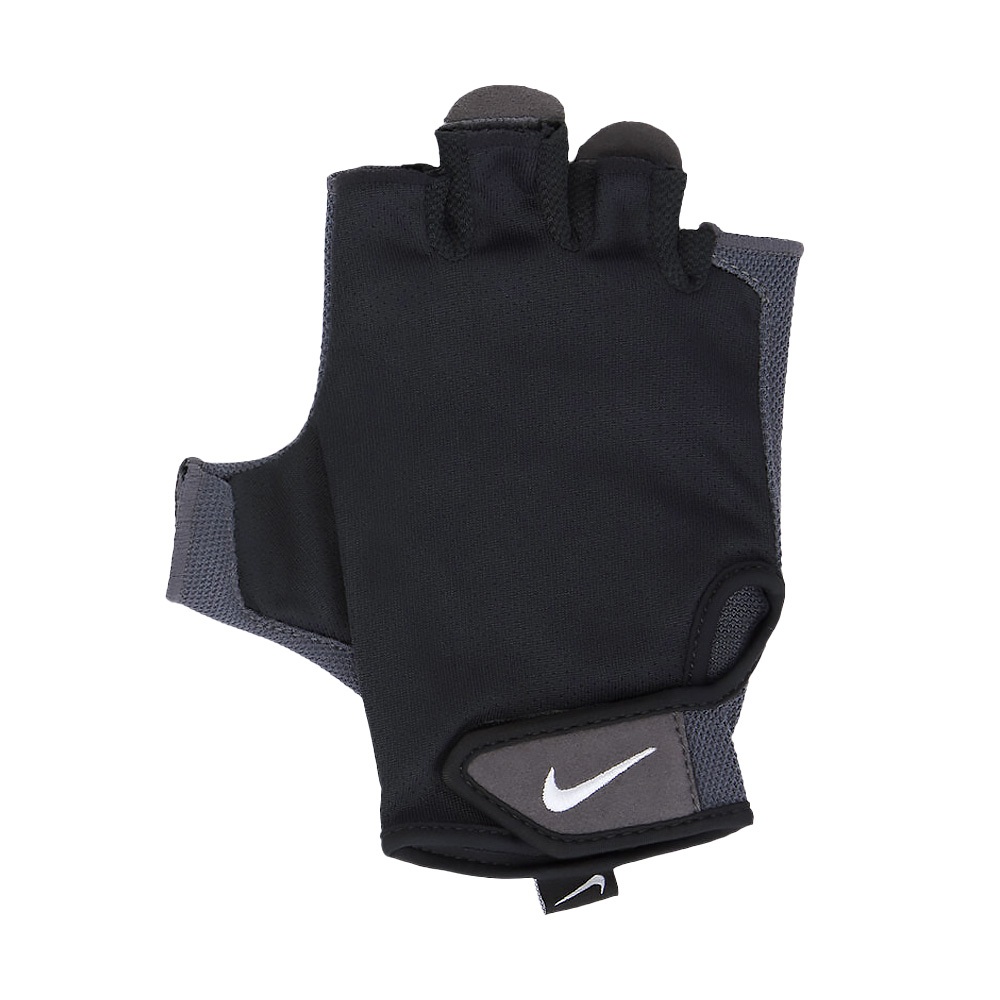 NIKE MEN'S ESSENIAL FITNESS 基礎手套 健身手套 訓練手套 重訓 魔鬼氈 透氣 緩衝 保護 黑, , large