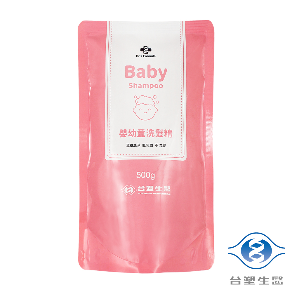 [淳安] 台塑生醫 嬰兒 沐浴精 補充包 500g X 1包 + 嬰幼童 洗髮精 補充包 500g X 5包 免運費, , large