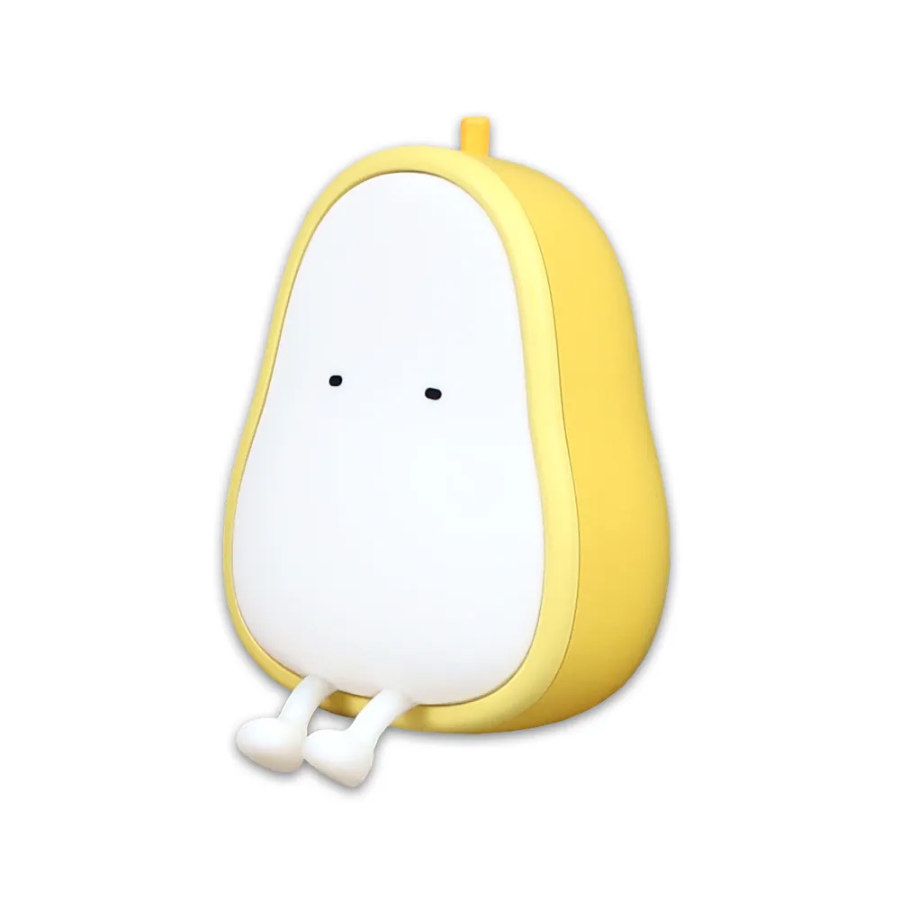 CALDO LAX007 Pear Sleeping Night Light Adjustable Color Temperature and Brightness Silicone Soft Q Shape, , large