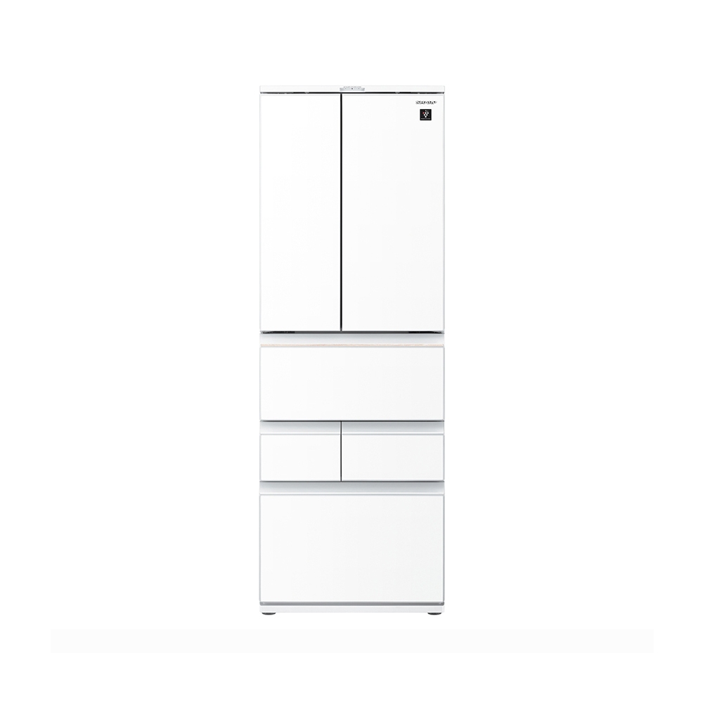 SHARP 504L AIoT 6-Door Inverter Fridge (White) SJ-GK51AT-W, , large