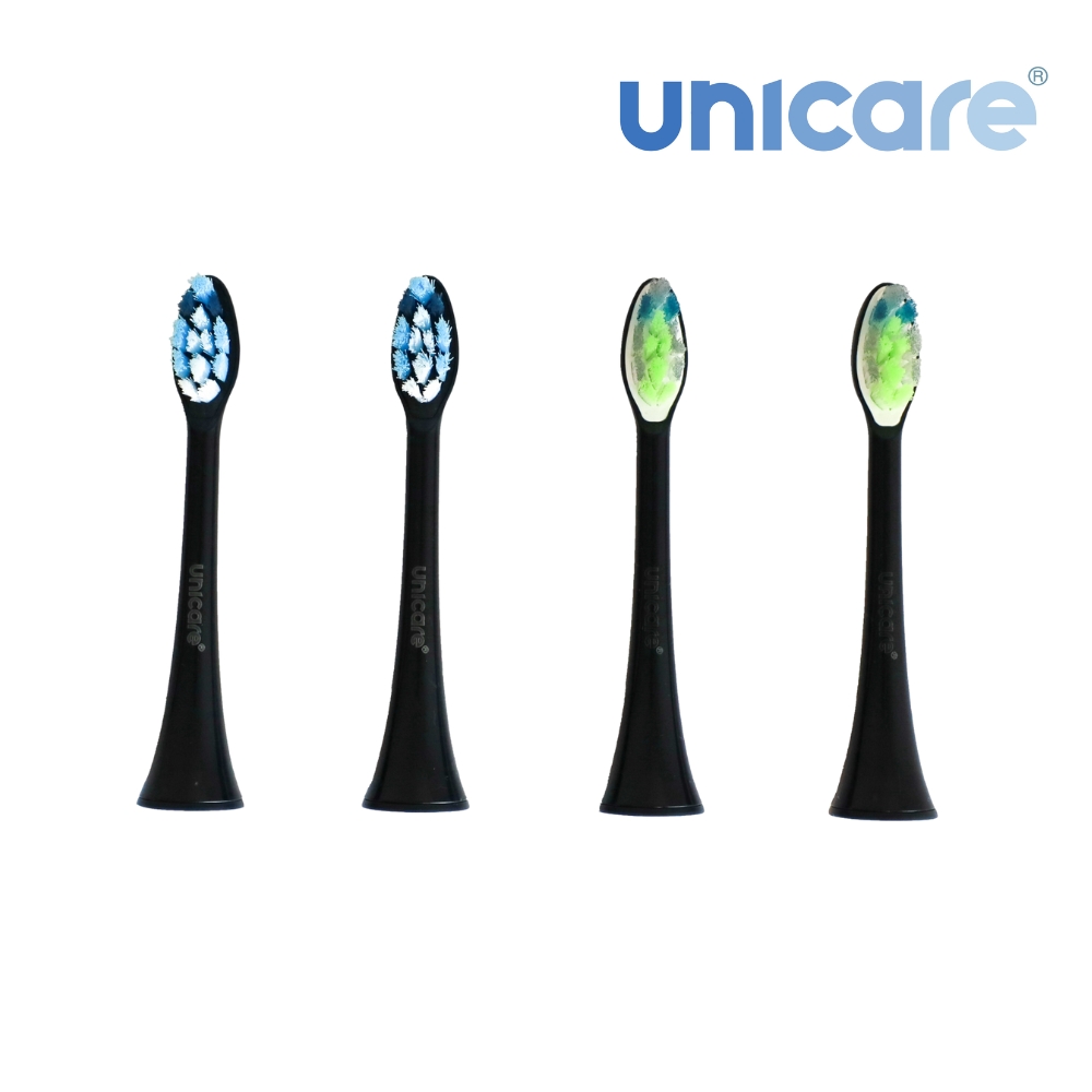 Unicare&reg; Sonic Electric Toothbrush Original Replacement Brush Heads (4-Pack), , large