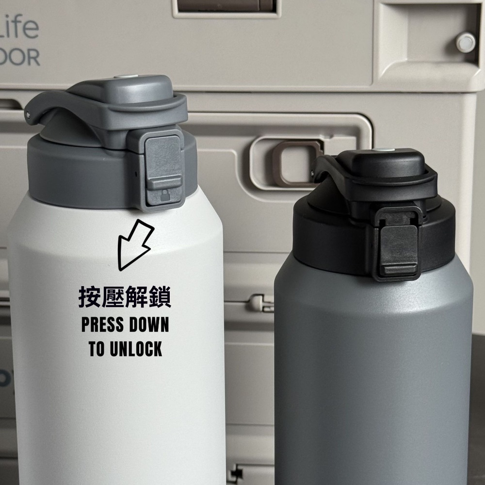【H&R安室家】TYESO泰碩  304不鏽鋼保溫瓶1200ml(H13), , large