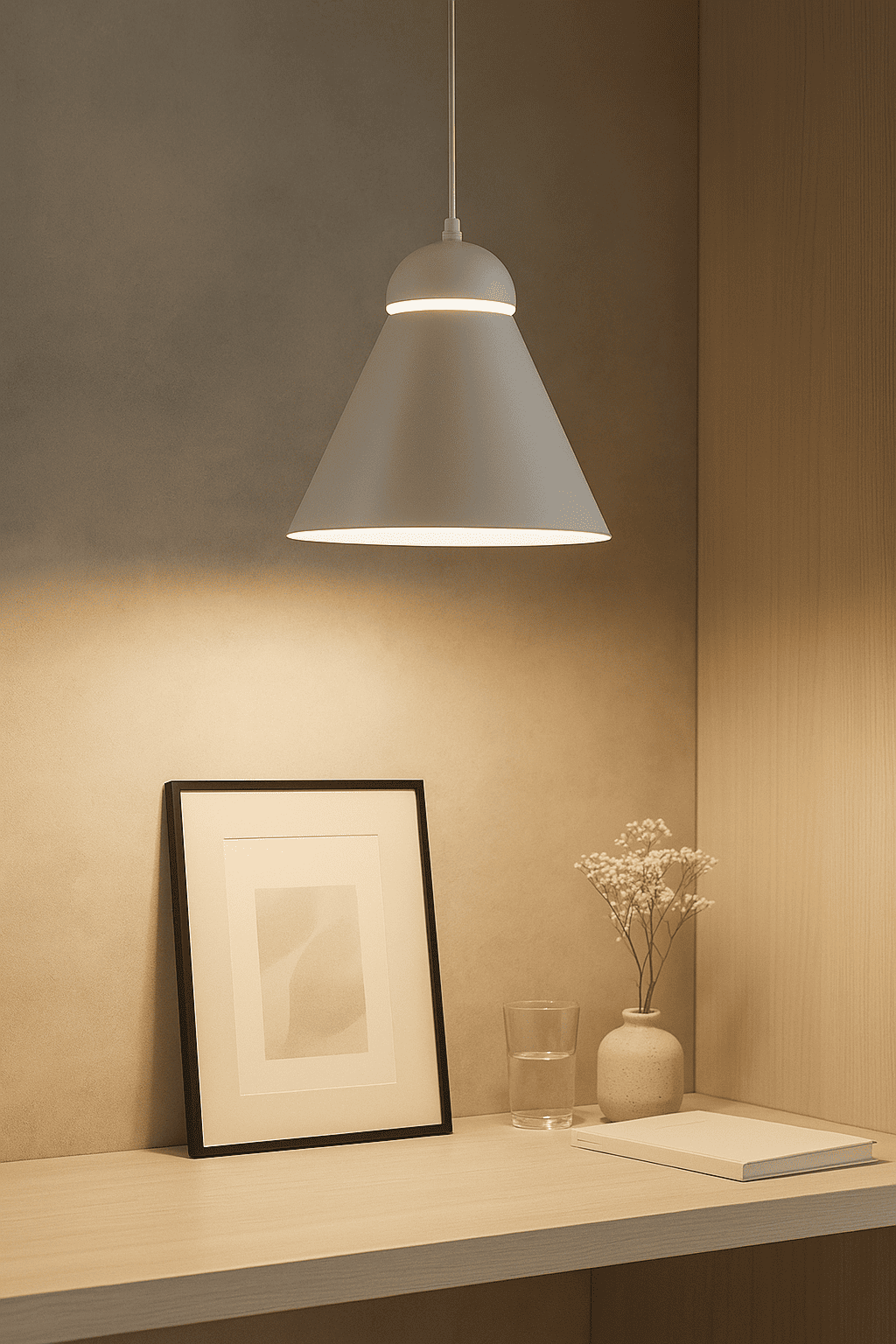 Tenkou&ndash; Classic Pendant Light &ndash; Pure White, , large