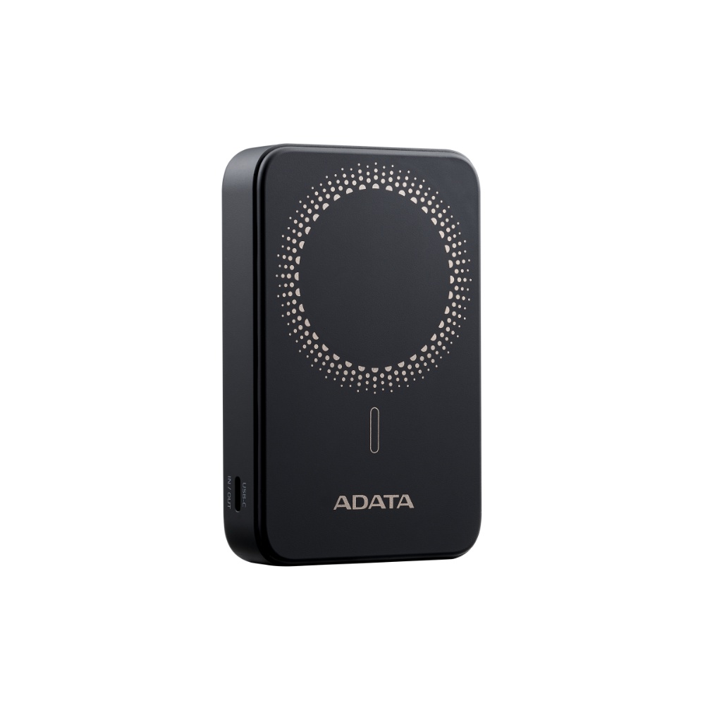 【ADATA 威剛】R100 磁吸式 行動電源 10000mAh 快充 Magsafe 無線充電 背蓋腳架, , large