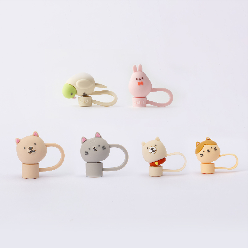 Stay With You Collection Silicone Straw Plug, , large