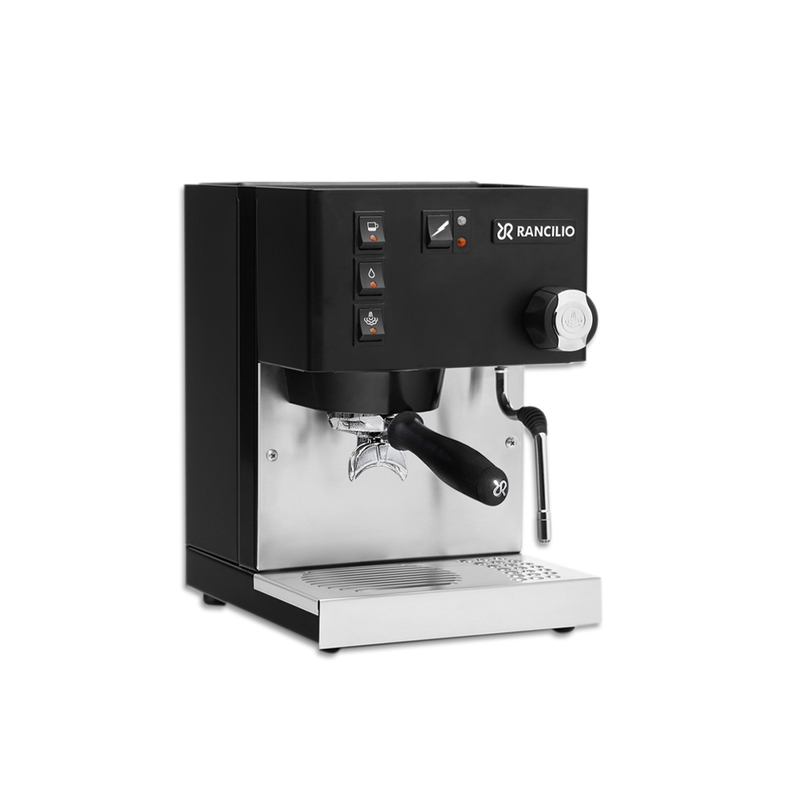 【Rancilio 藍奇里奧】Silvia 單鍋爐單孔 家用半自動咖啡機（消光黑）｜義式咖啡機, , large