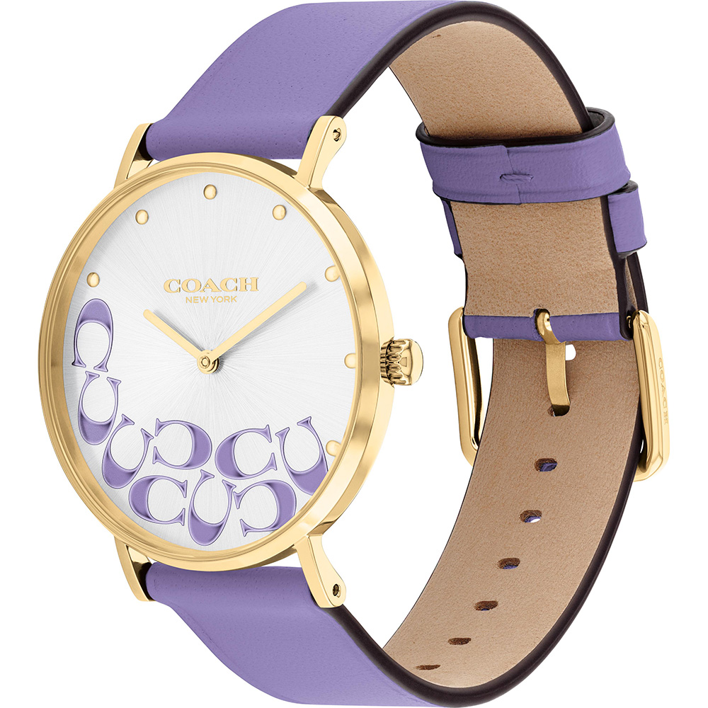 COACH Perry 優雅紫 CC皮帶女錶 手錶 送禮 禮物 推薦(CO14504134), , large