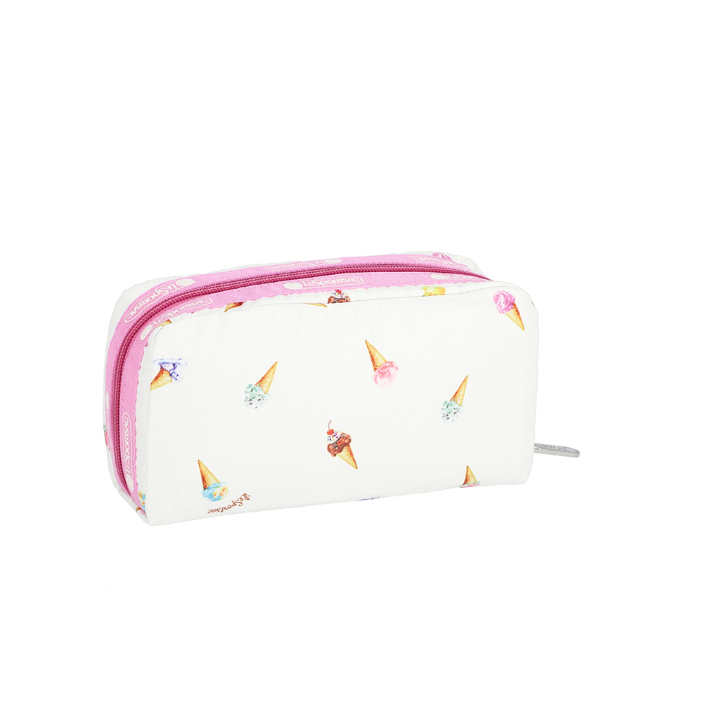 Lesportsac Rectangular Cosmetic 長形化妝包 盥洗包 收納包 女包(繽紛冰淇淋), , large