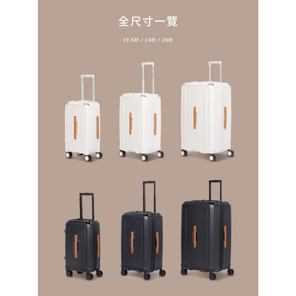 【Acer】墨爾本拉鍊行李箱 胖胖箱 3尺寸套裝組, , large