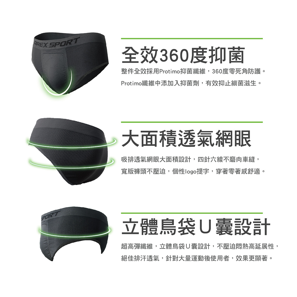 【AREXSPORT】抑菌男內褲 內褲男 男四角褲 男三角 運動內褲 無痕男內褲 大碼男內褲 男生內褲 男平口 台灣製, , large
