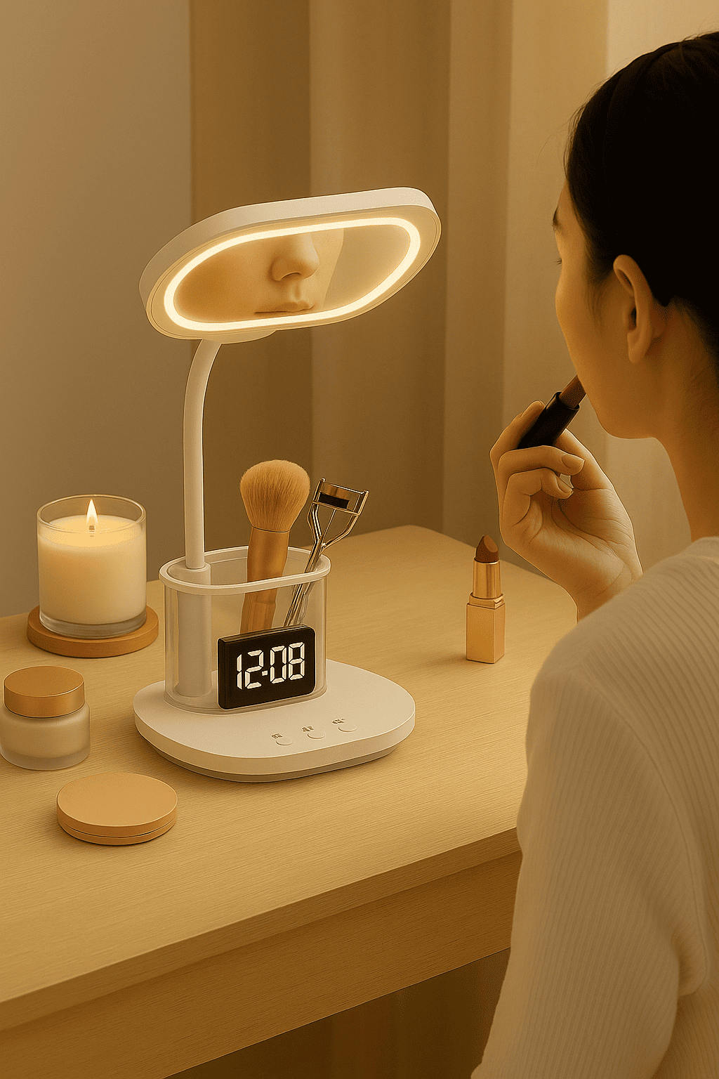 Butterfly LED Multifunctional Desk Lamp, , large