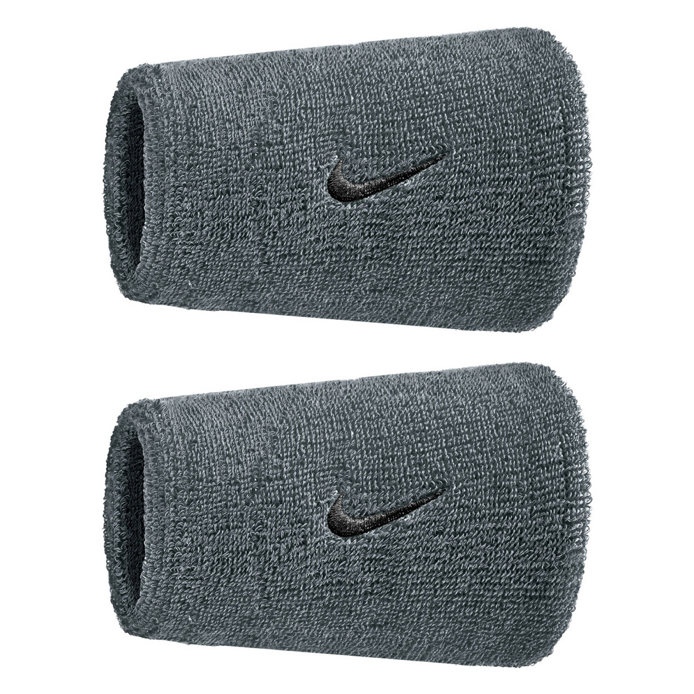 NIKE SWOOSH CLASSIC 加長腕帶 護腕 運動腕帶 柔軟 彈性 吸濕 排汗 乾爽 舒適 多色 N1012406005OS灰/N1012406463OS深藍, , large