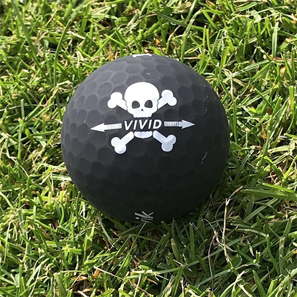 Volvik Skull Golf Ball Gift Set &ndash; 4 Balls + Ball Marker, , large