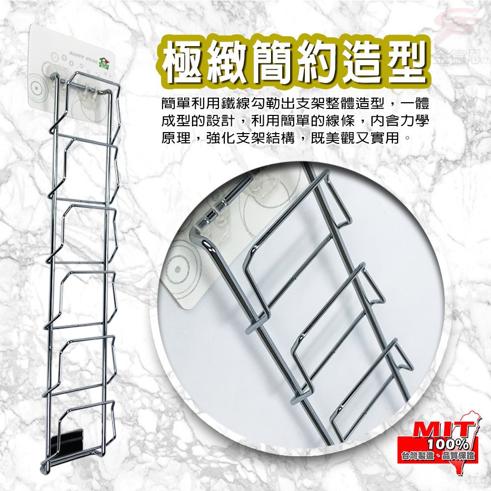 GS MALL 台灣製造 壁掛式碗盤收納架 碗盤收納架 壁掛式收納架 置物架 餐盤收納 廚房收納 碗架 盤架, , large