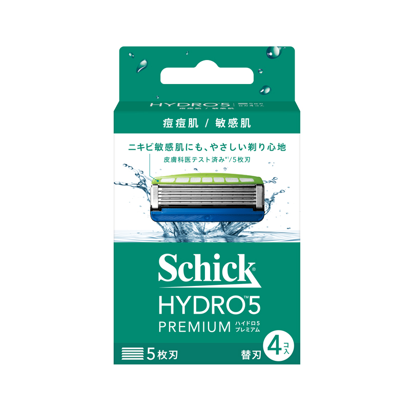 Hydro5Premium(forSensitive)blade4counts, , large
