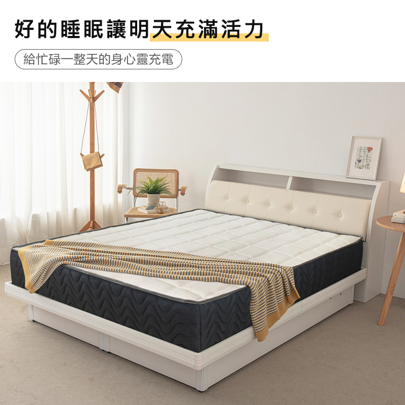 【KIKY】魯夫天絲捲包式獨立筒床墊, , large