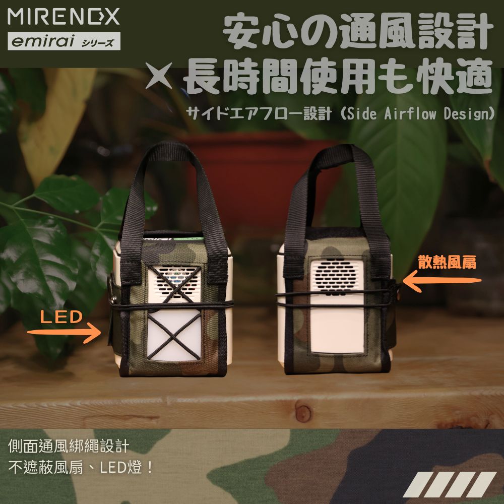 【MIRENEX】emirai BAG-430P ｜儲能小瓦力 PRO - 專用迷彩工裝小背心保護套, , large